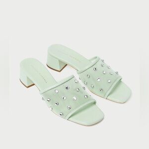 BROOKE SEAFOAM MULE